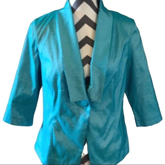 Great Cavalier Formal Jacket MEDIUM Aqua NWT - Picture 1 of 8
